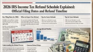 2026 IRS Income Tax Refund Schedule: Key Filing Dates and Refund Timeline
