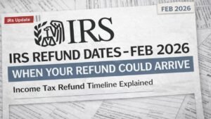 IRS Income Tax Refund Schedule for 2026 – Tax Refund Date Estimator and Key Timelines