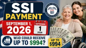 SSI Payment September 1, 2026 Who Could Receive Up to $994