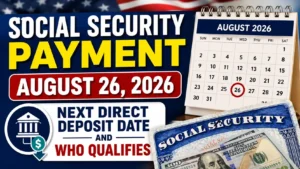 Social Security Payment August 26, 2026 Next Direct Deposit Date and Who Qualifies